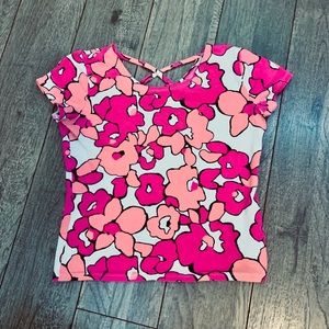 Girls Floral Tee